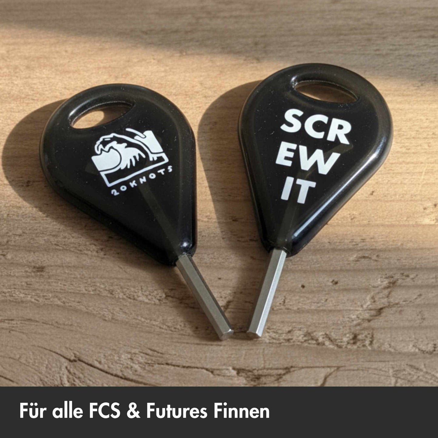 20knots Fin Key kompatibel mit FCS und Futures Finnen