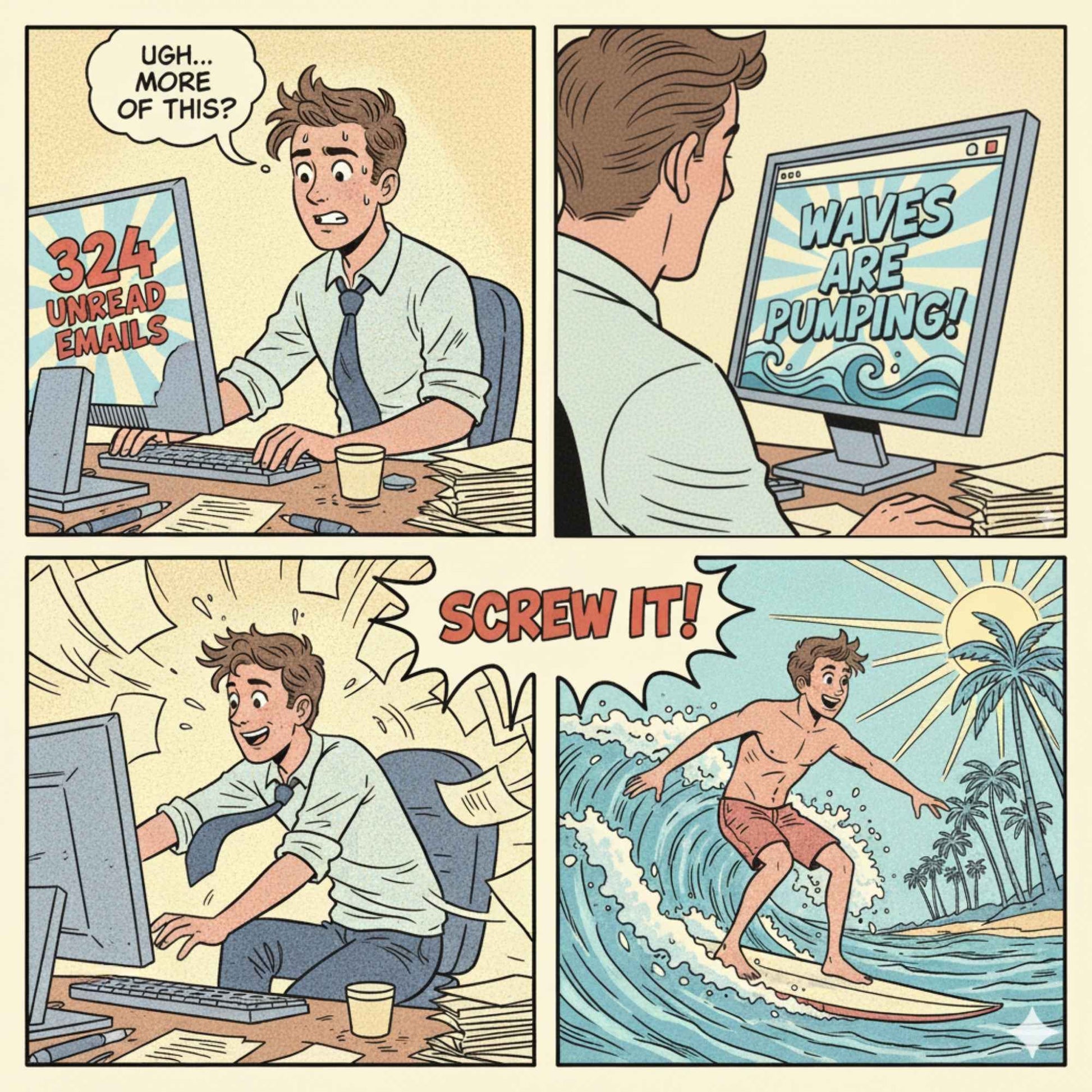 20knots Finnenschluessel Screw It vierteiliger Comic
