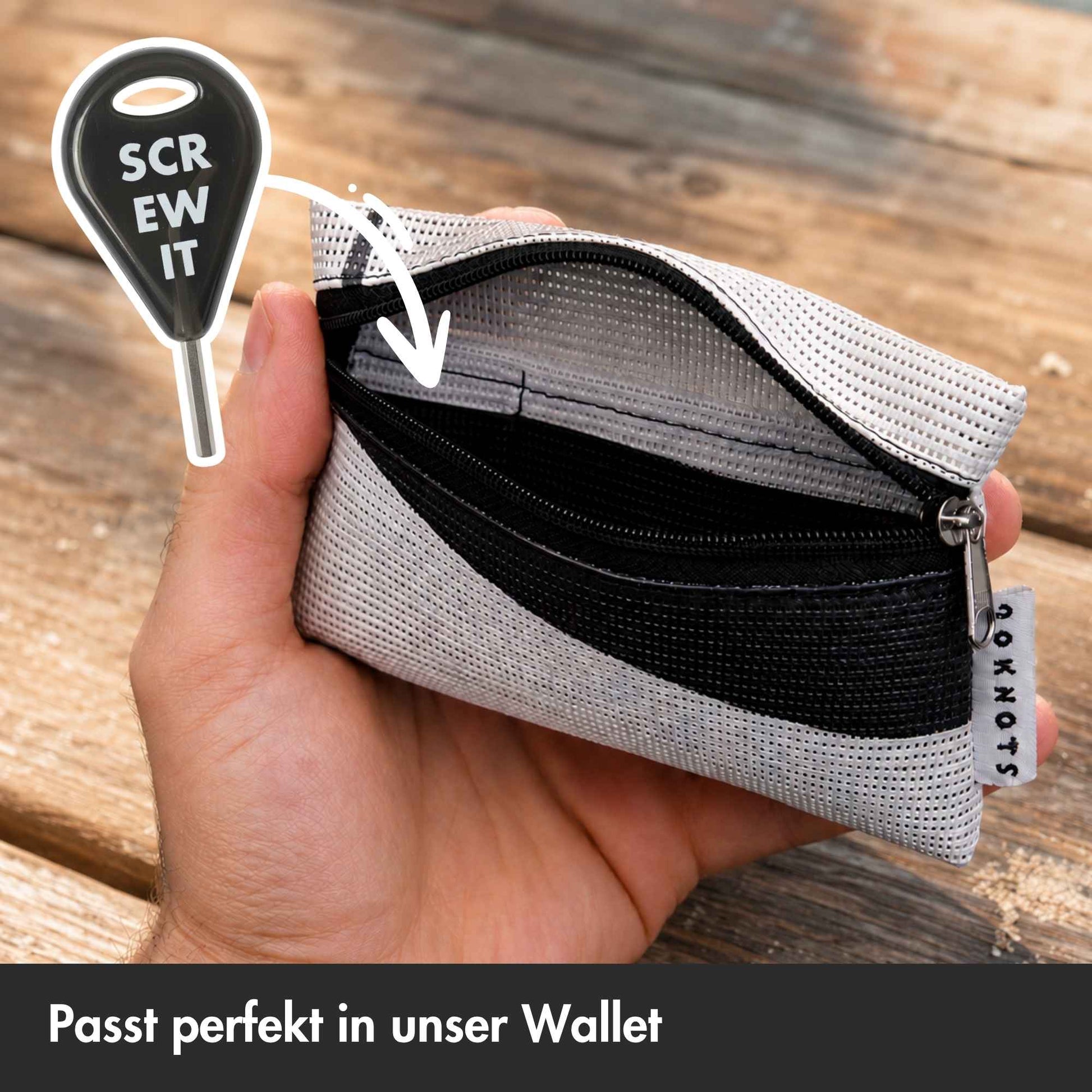 Finnenschlüssel in Wallet