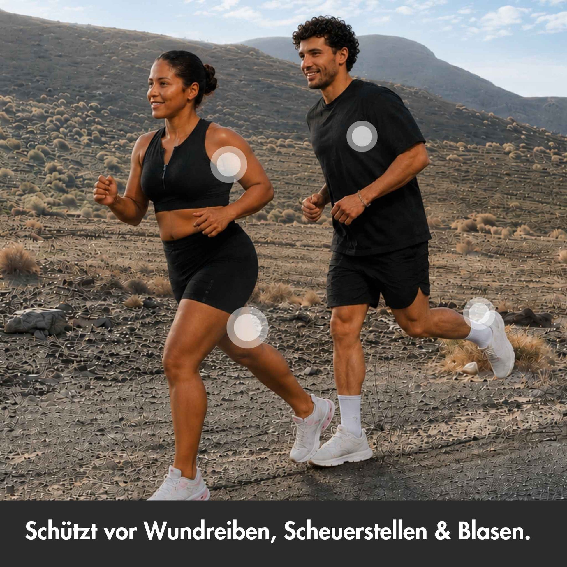 No Rub Anti-Wundreib-Stick schützt Läufer vor Wundreiben, Scheuerstellen und Blasen an typischen Reibungsstellen.