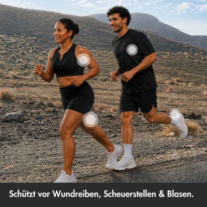 No Rub Anti-Wundreib-Stick schützt Läufer vor Wundreiben, Scheuerstellen und Blasen an typischen Reibungsstellen.