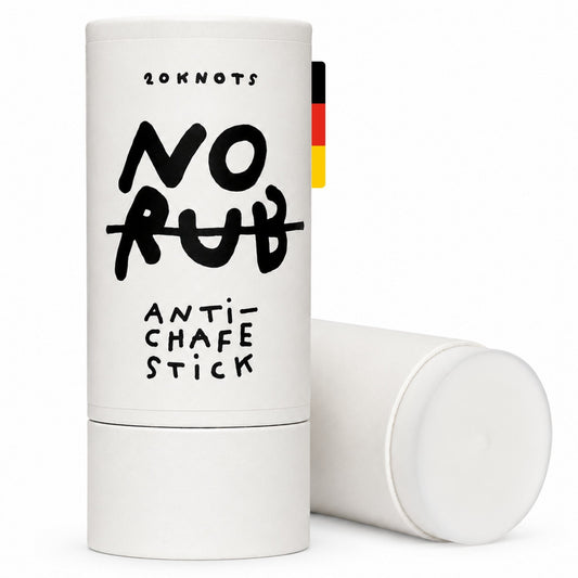 No Rub Anti-Wundreib-Stick von 20knots – plastikfreier Anti-Wundreib-Stick mit 60g für Sport und Alltag.