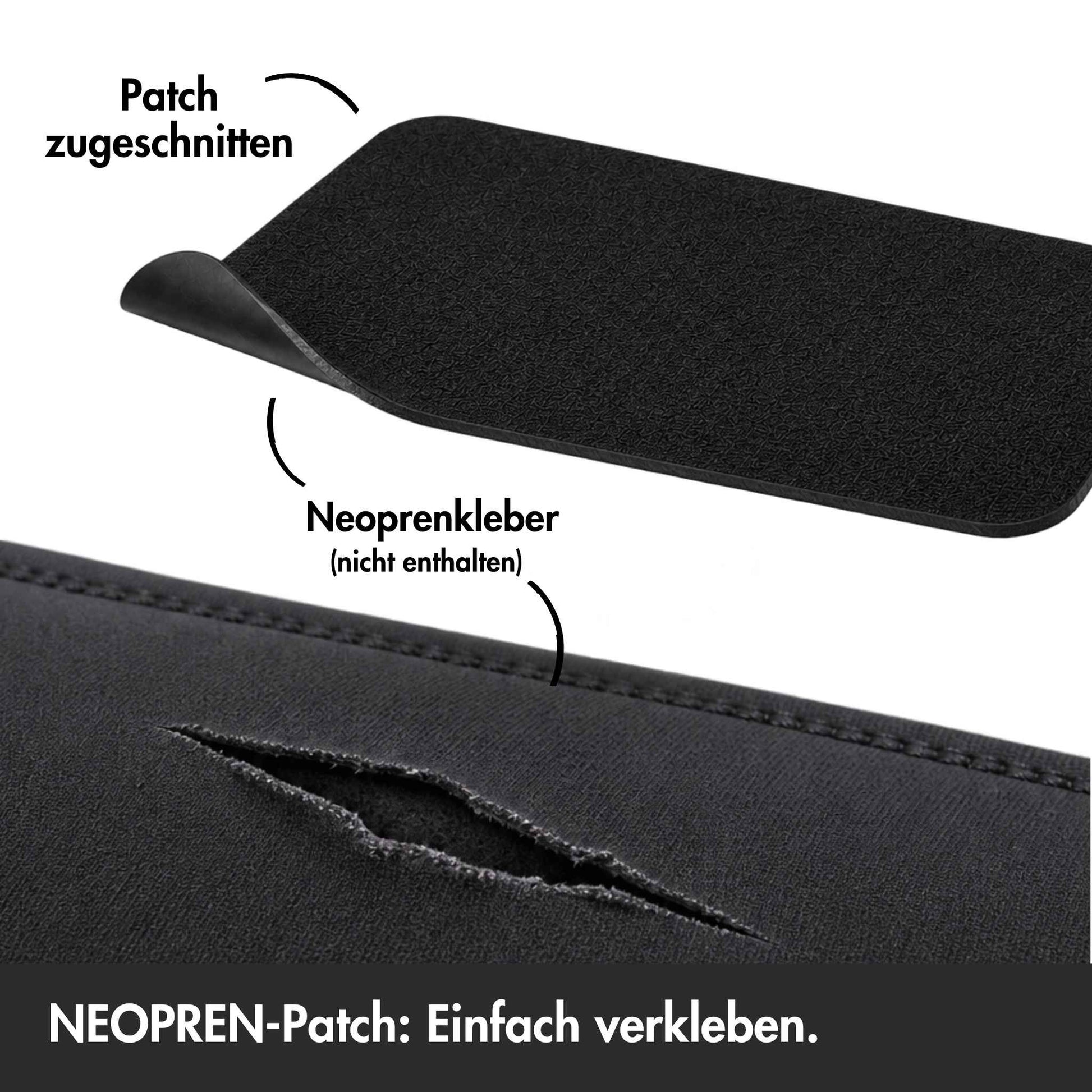 Neopren-Patch zum Verkleben größerer Risse und Löcher im Neoprenanzug